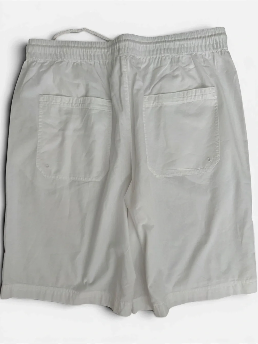 Free People Saylor Poplin Pull-On Shorts White Size Large NWOT
